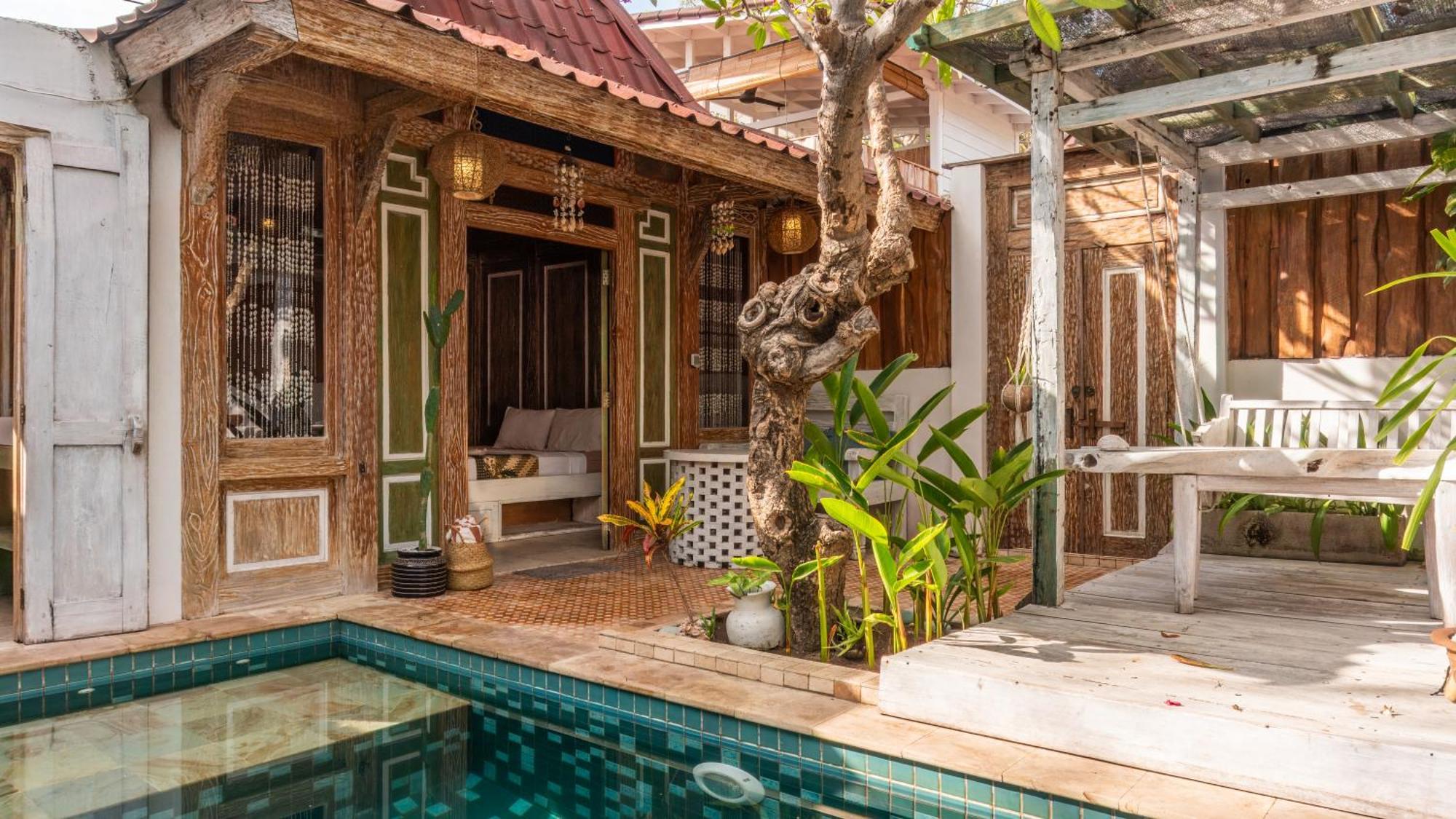 Jawa House Private Villas Gili Trawangan Luaran gambar